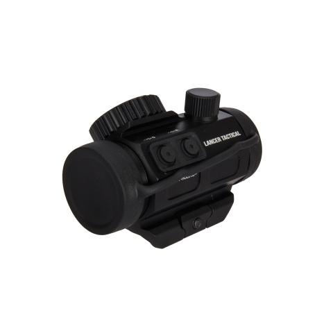 Lancer Tactical Green & Red Dot Sight w/ Side Button (Black)