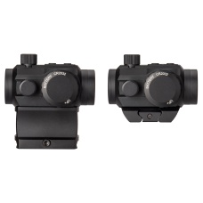 Lancer Tactical 1x22mm Red Dot Reflex Sight with Lower 1/3 Co-witness Mount w/ 2 Mounts (Color: Black)