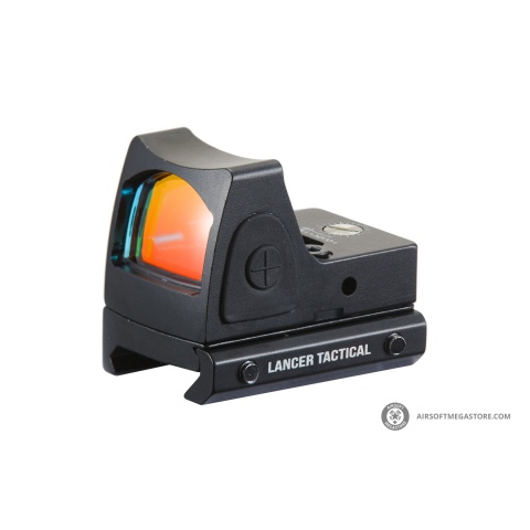 Lancer Tactical Adjustable Red Dot Reflex Sight (Color: Black)