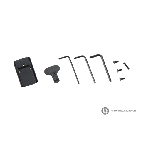 Lancer Tactical Adjustable Red Dot Reflex Sight (Color: Black)