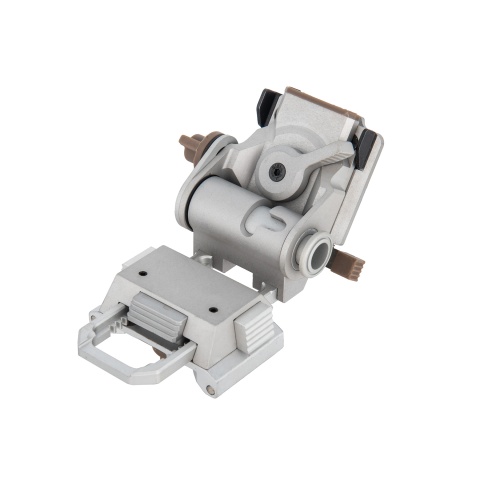 Lancer Tactical NVG Mounting System for AN/PVS Mock NVGs - SILVER