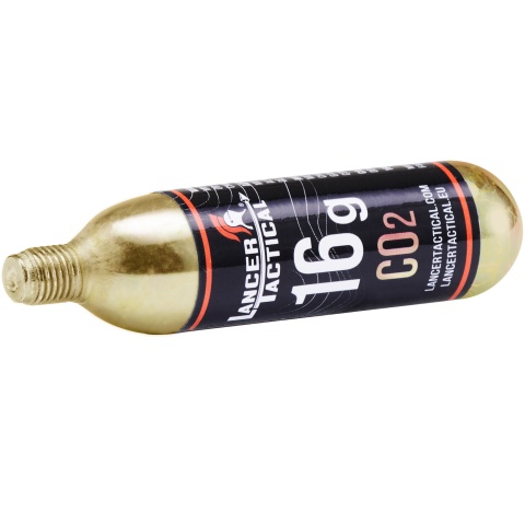 Lancer Tactical High Pressure 16 Gram CO2 Cartridges for Airsoft / Airguns (Pack of 30)