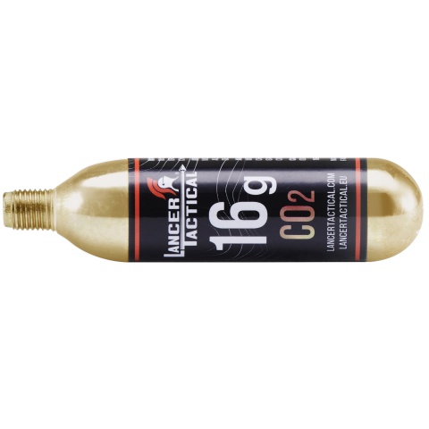 Lancer Tactical High Pressure 16 Gram CO2 Cartridges for Airsoft / Airguns (Pack of 6)