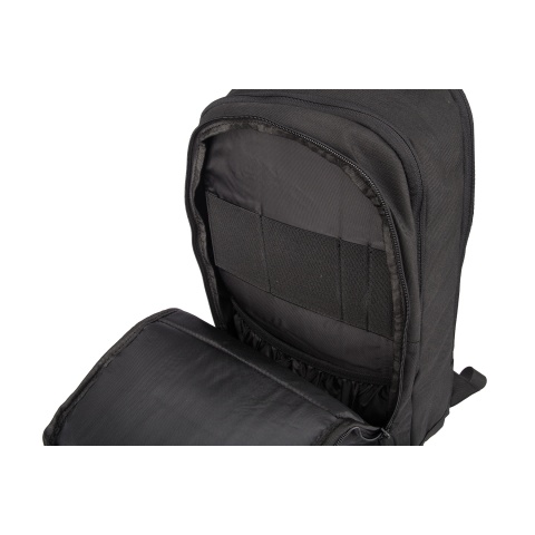 Lancer Tactical 1000D EDC Commuter MOLLE Backpack w/ Concealed Holder - BLACK