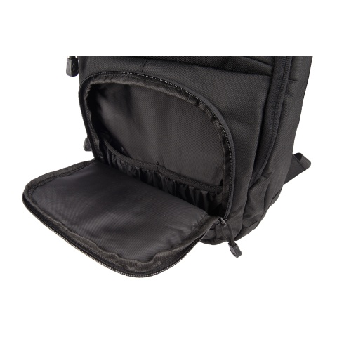 Lancer Tactical 1000D EDC Commuter MOLLE Backpack w/ Concealed Holder - BLACK