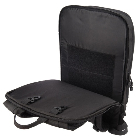 Lancer Tactical 1000D EDC Commuter MOLLE Backpack w/ Concealed Holder - BLACK