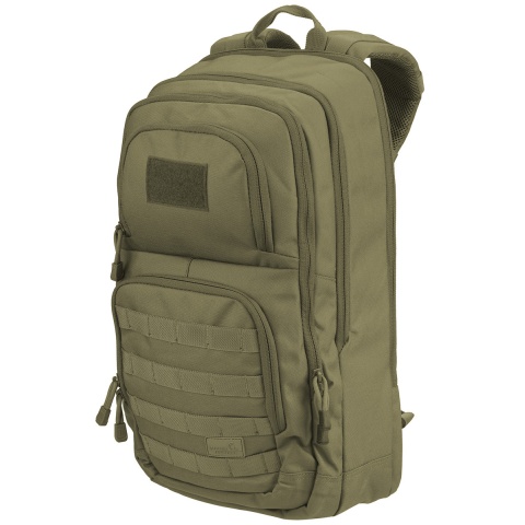 Lancer Tactical 1000D EDC Commuter MOLLE Backpack w/ Concealed Holder - OD GREEN