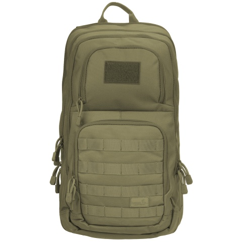 Lancer Tactical 1000D EDC Commuter MOLLE Backpack w/ Concealed Holder - OD GREEN