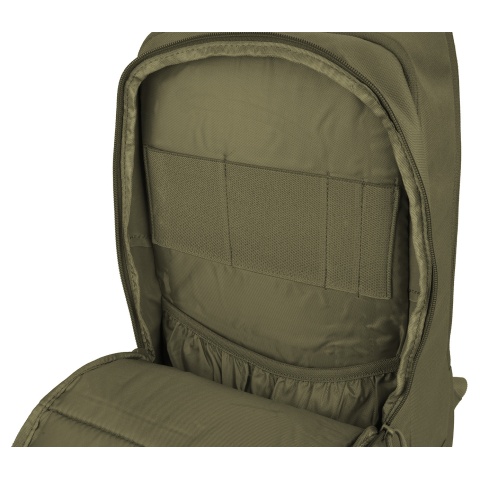 Lancer Tactical 1000D EDC Commuter MOLLE Backpack w/ Concealed Holder - OD GREEN
