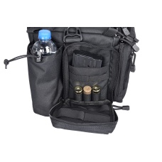 Lancer Tactical Weather Resistant Shooting Range Bag w/ Shoulder Strap (Color: Black)