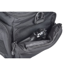 Lancer Tactical Weather Resistant Shooting Range Bag w/ Shoulder Strap (Color: Black)