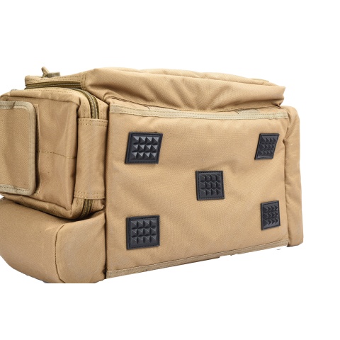 Lancer Tactical Weather Resistant Shooting Range Bag w/ Shoulder Strap (Color: Khaki)