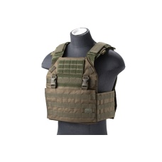 Lancer Tactical Vest with Molle Webbing and Detachable Buckles (Color: OD Green)