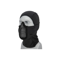 Lancer Tactical Shadow Warrior Hood Mesh Balaclava Face Mask (Color: Black)