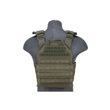 Lancer Tactical 1000D Nylon Buckle Up Assault Plate Carrier (Color: OD Green)