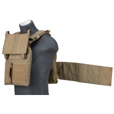 Lancer Tactical 1000D Nylon Buckle Up Assault Plate Carrier (Color: Tan)