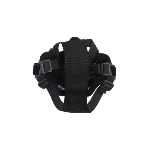 Fangs Mesh Lower Face Mask (Color: Black)
