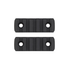 MK Helmet 5 Section Rail Mounts (Color: Black)