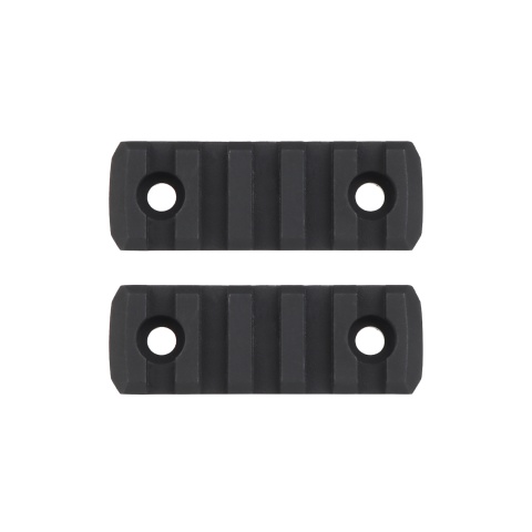 MK Helmet 5 Section Rail Mounts (Color: Black)