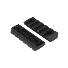 MK Helmet 5 Section Rail Mounts (Color: Black)