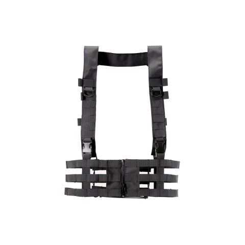 Lancer Tactical Low Profile Chest Rig (Color: Black)