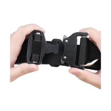 Special Combat Belt with Cobra Buckle (Color: Black)