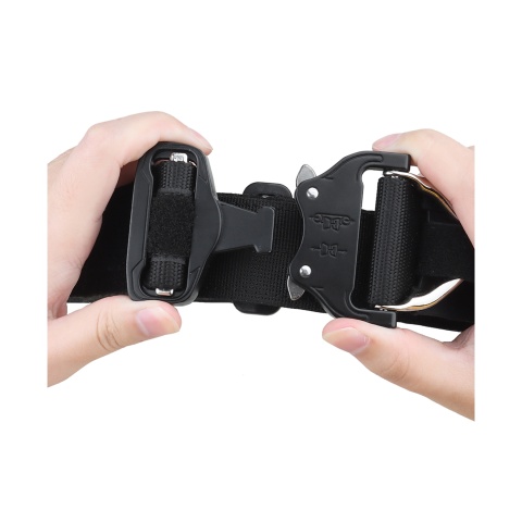 Special Combat Belt with Cobra Buckle (Color: Black)