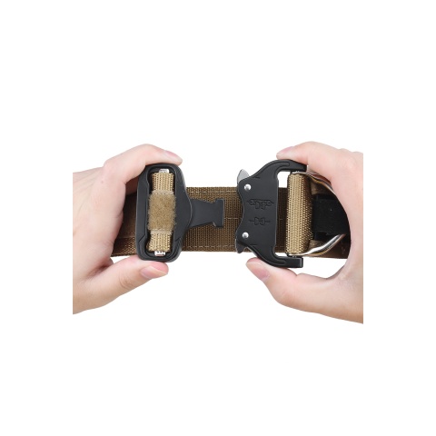 Special Combat Belt with Cobra Buckle (Color: Coyote Brown)
