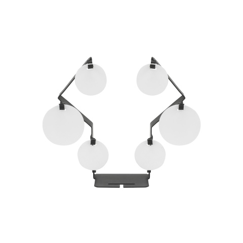 Geometric Hanging Metal Training Target (Color: Black)