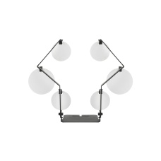 Geometric Hanging Metal Training Target (Color: Black)