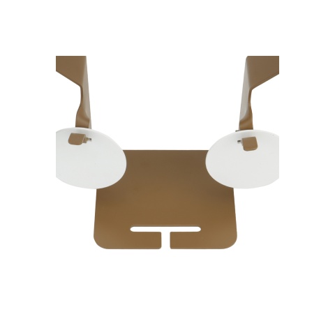 Geometric Hanging Metal Training Target (Color: Tan)