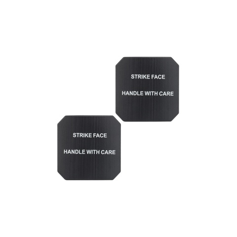 6x6 Inch Tactical Dummy SAPI Side Plates (Color: Black)