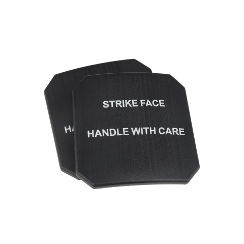 6x6 Inch Tactical Dummy SAPI Side Plates (Color: Black)