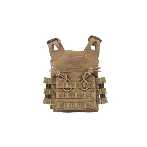 Mini Tactical Vest Ornament (Color: Coyote Brown)