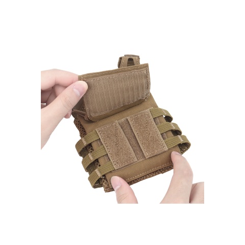 Mini Tactical Vest Ornament (Color: Coyote Brown)