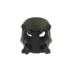 Chastener II Full Face Mask (Color: Green)
