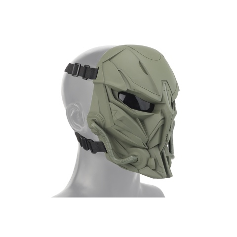 Chastener II Full Face Mask (Color: Green)