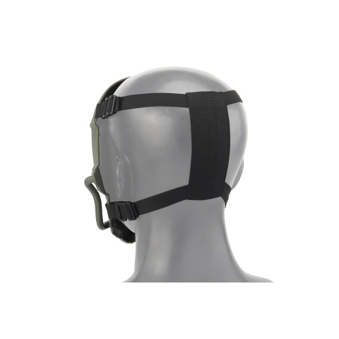 Chastener II Full Face Mask (Color: Green)