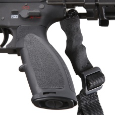 Lancer Tactical Heavy Duty Foam Padded Single Point Sling w/ QD Buckle (Color: Black)
