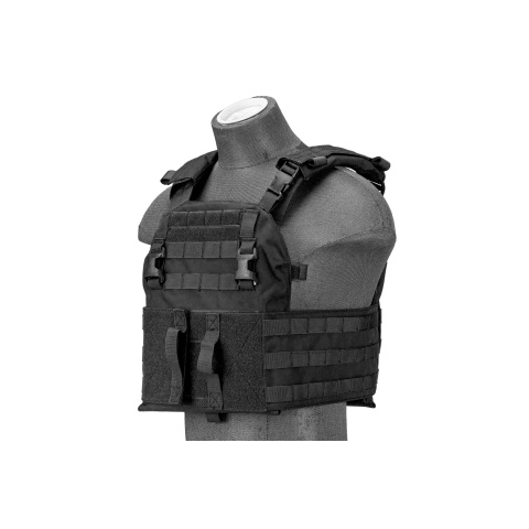 Lancer Tactical Quick Depart Plate Carrier (Color: Black)