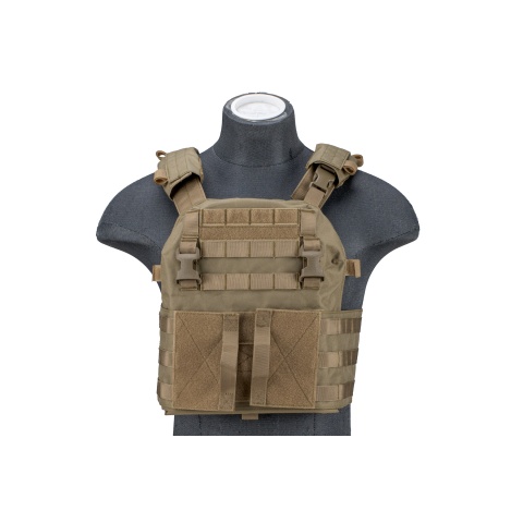 Lancer Tactical Quick Depart Plate Carrier (Color: Tan)