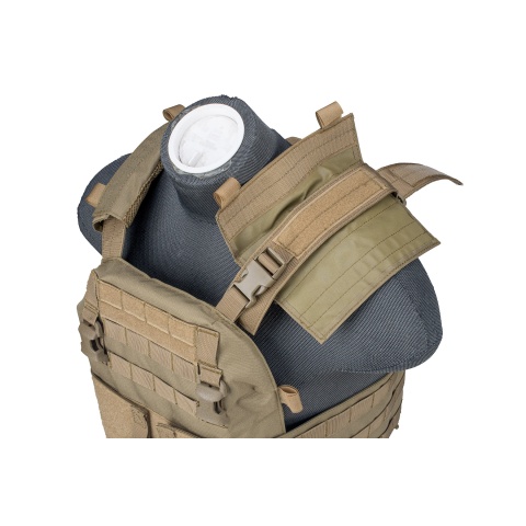 Lancer Tactical Quick Depart Plate Carrier (Color: Tan)