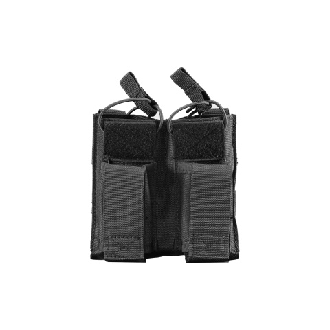 Lancer Tactical Double M4 / Pistol Magazine Pouch (Color: Black)