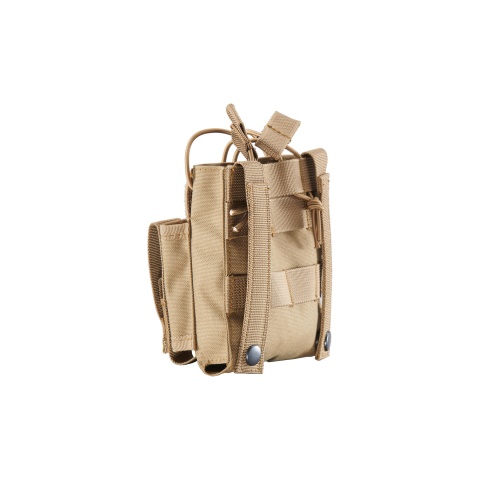 Lancer Tactical Double M4 / Pistol Magazine Pouch (Color: Tan)