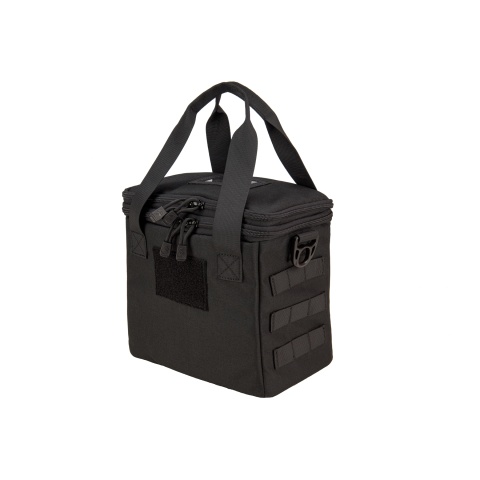 Lancer Tactical Nylon Pistol Range Bag (Color: Black)