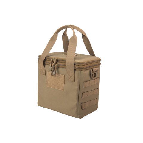 Lancer Tactical Nylon Pistol Range Bag (Color: Tan)