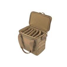 Lancer Tactical Nylon Pistol Range Bag (Color: Tan)