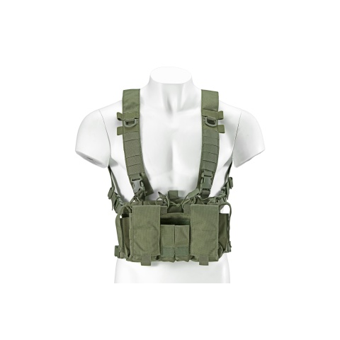 Lancer Tactical Buckle Up Lightweight Chest Rig (Color: OD Green)