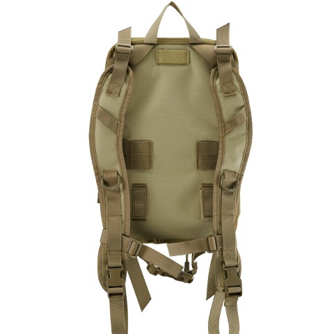 Lancer Tactical Multi-Use Expandable Hydration Backpack (Color: Tan)