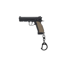 Tactical Detachable Mini Pistol Keychain (Color: Black)